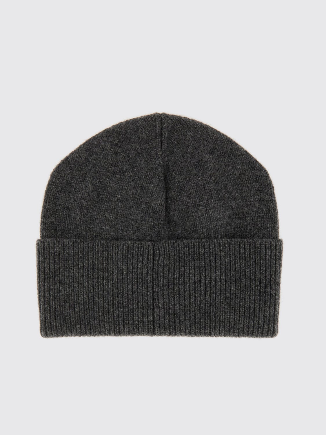 PATOU CAPPELLO: Cappello a berretto con logo Patou in lana, Nero - Img 2