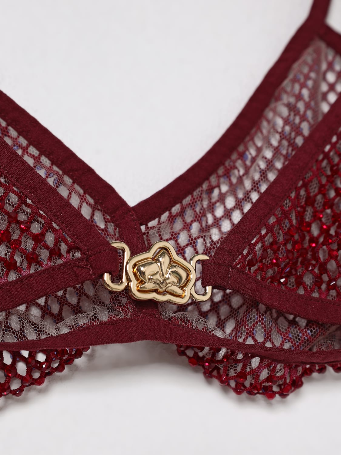 GENNY LINGERIE: Lingerie woman Genny, Burgundy - Img 3