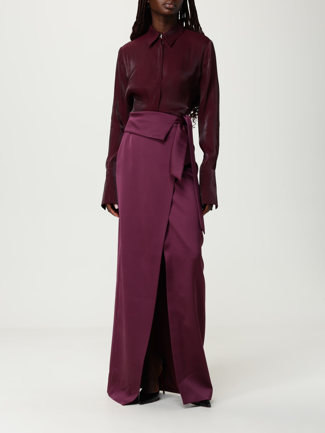 GENNY SHIRT: Shirt woman Genny, Burgundy - Img 2