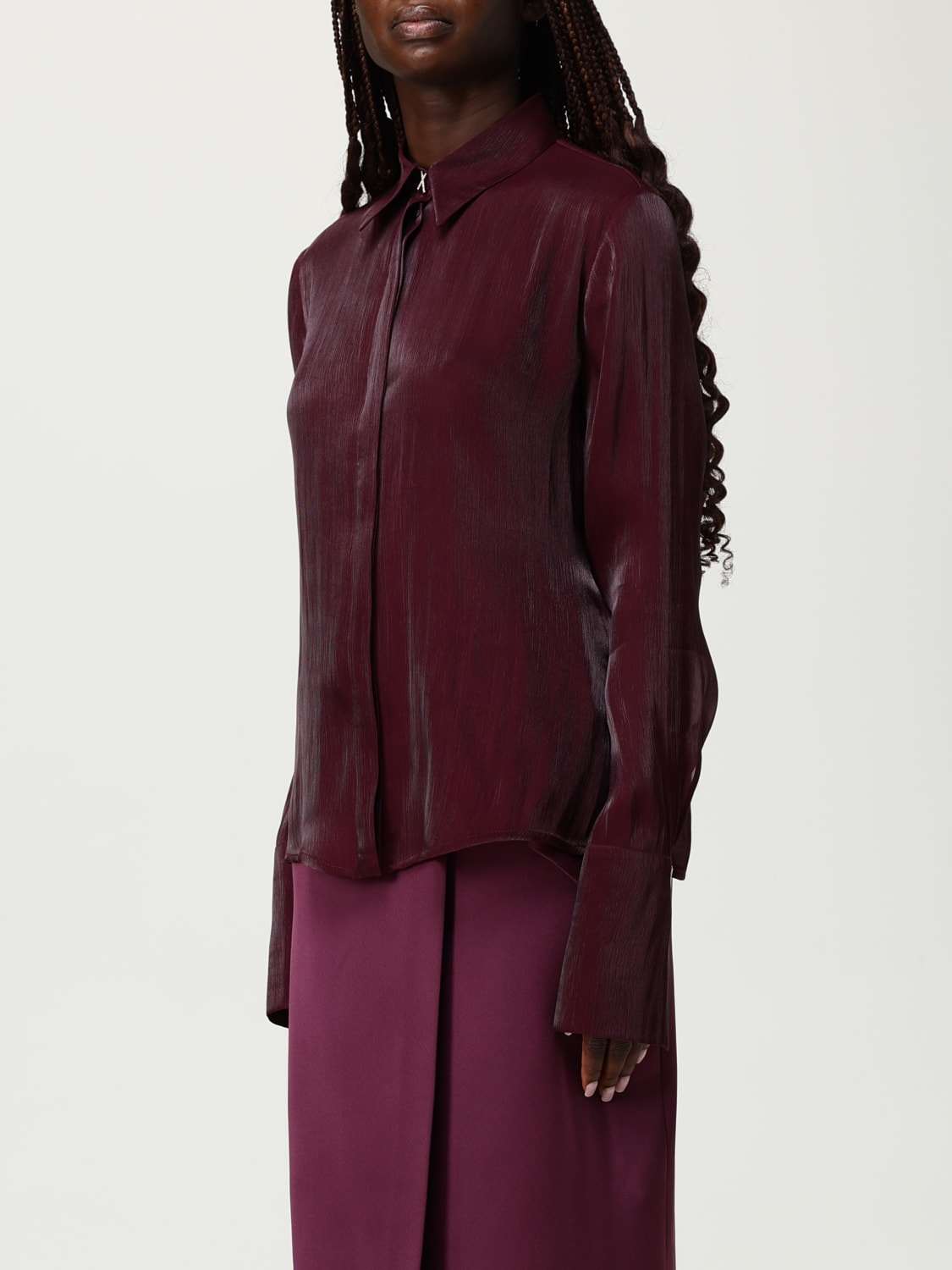 GENNY SHIRT: Shirt woman Genny, Burgundy - Img 4