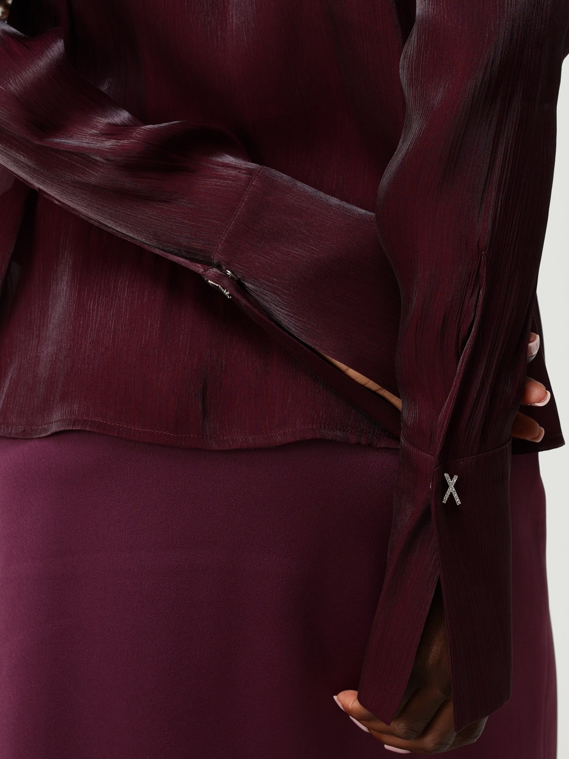 GENNY SHIRT: Shirt woman Genny, Burgundy - Img 5