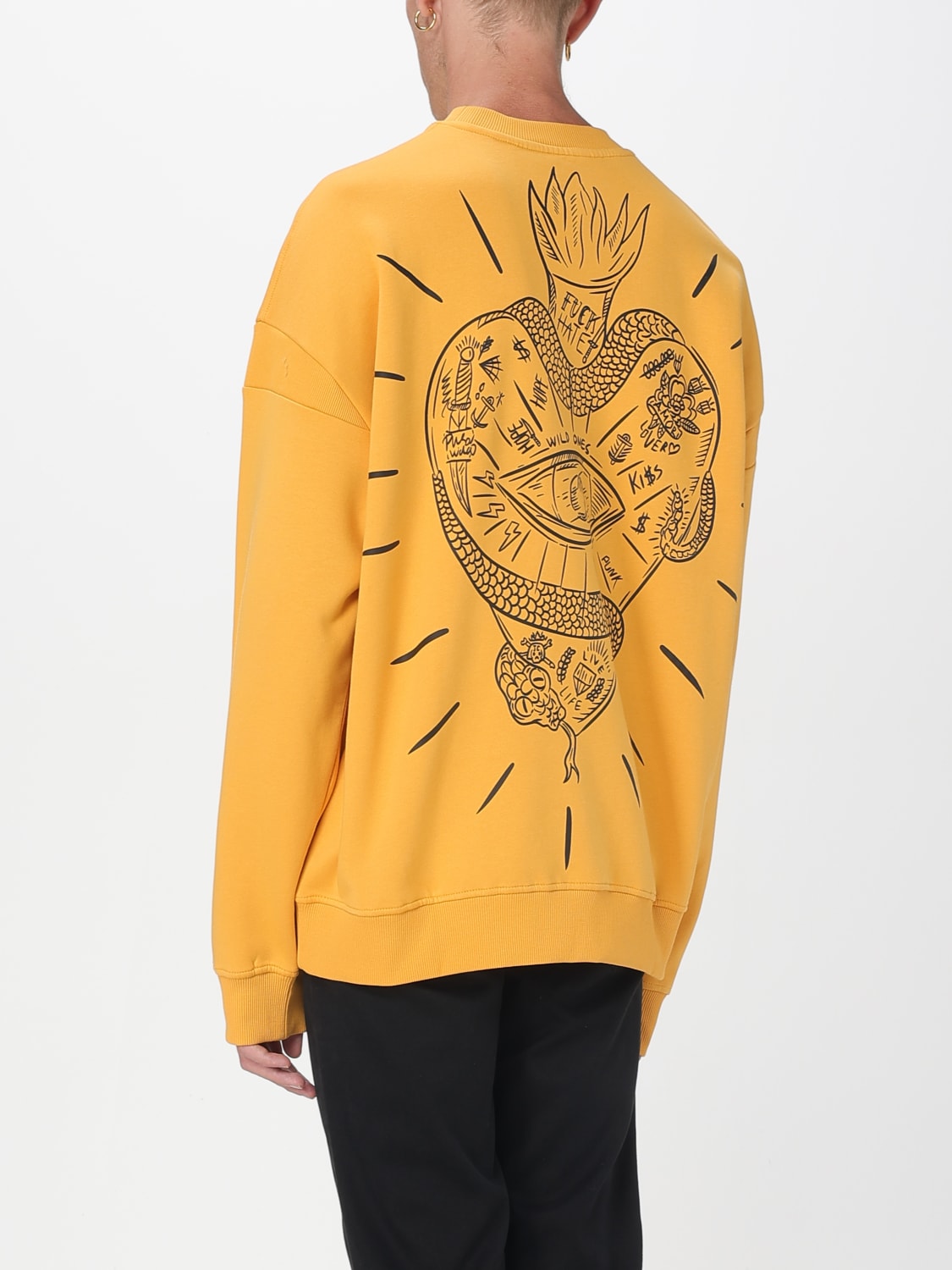 JUST CAVALLI SWEATSHIRT: Sweater men Just Cavalli, Yellow - Img 2