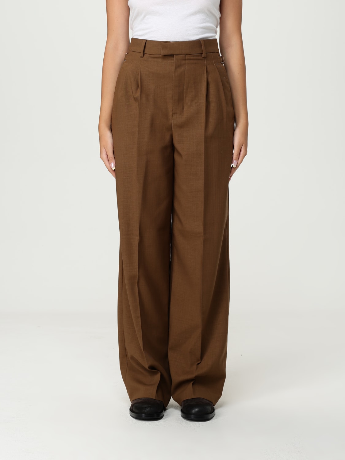 AMI PARIS PANTALONI: Pantalone classico Ami Paris , Marrone - Img 1