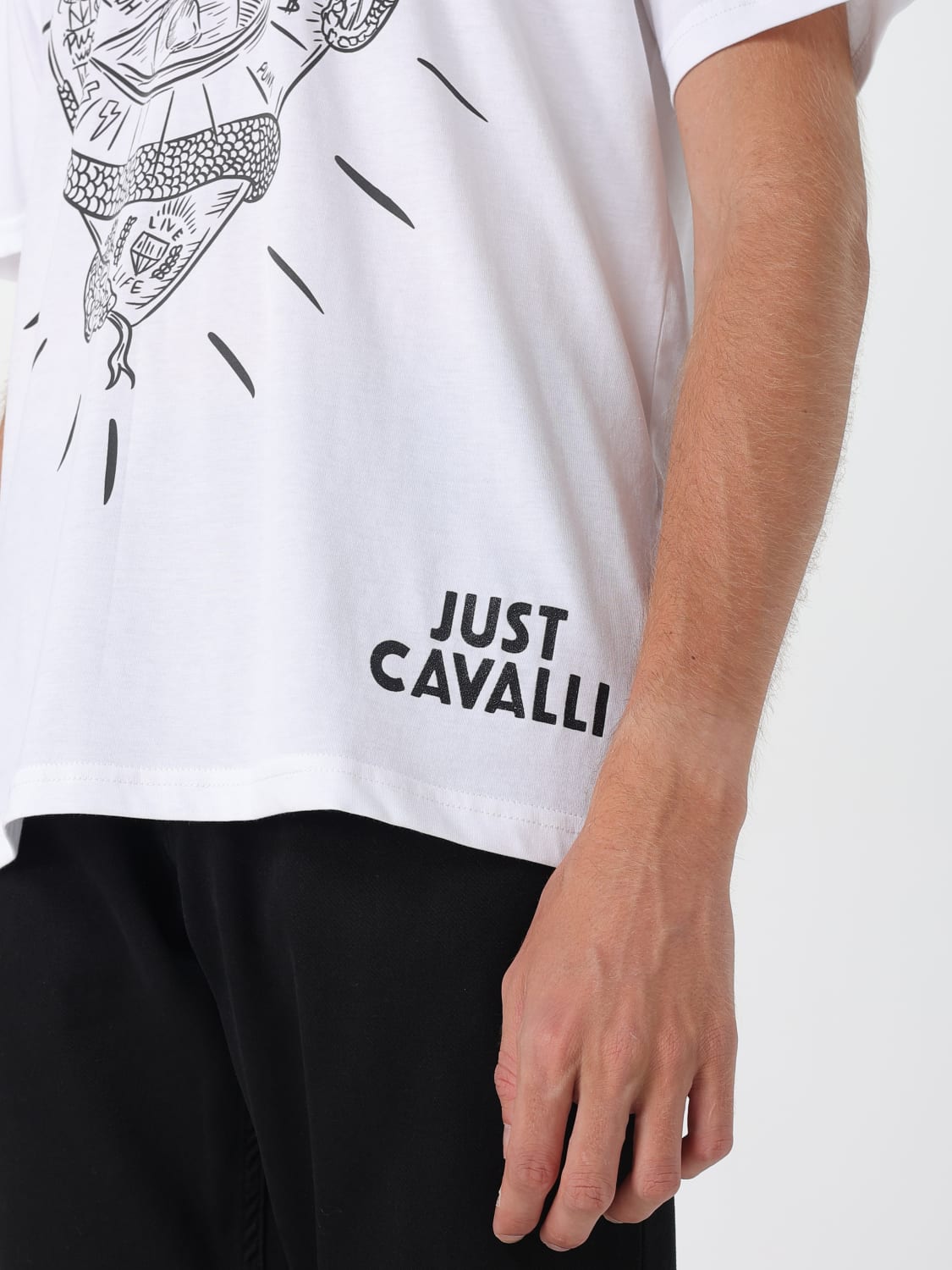 JUST CAVALLI T-SHIRT: T-shirt men Just Cavalli, White - Img 3