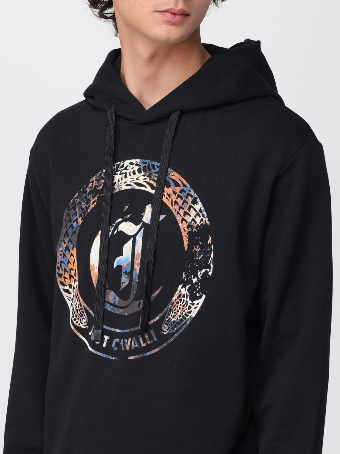 JUST CAVALLI SWEATSHIRT: Sweater men Just Cavalli, Black - Img 3