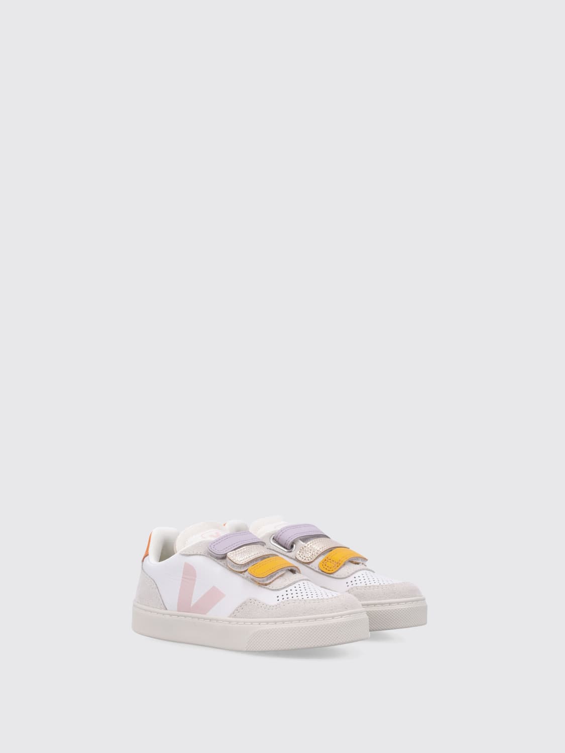 VEJA SNEAKERS: Sneakers V-90 Veja in pelle O.T., Bianco - Img 2