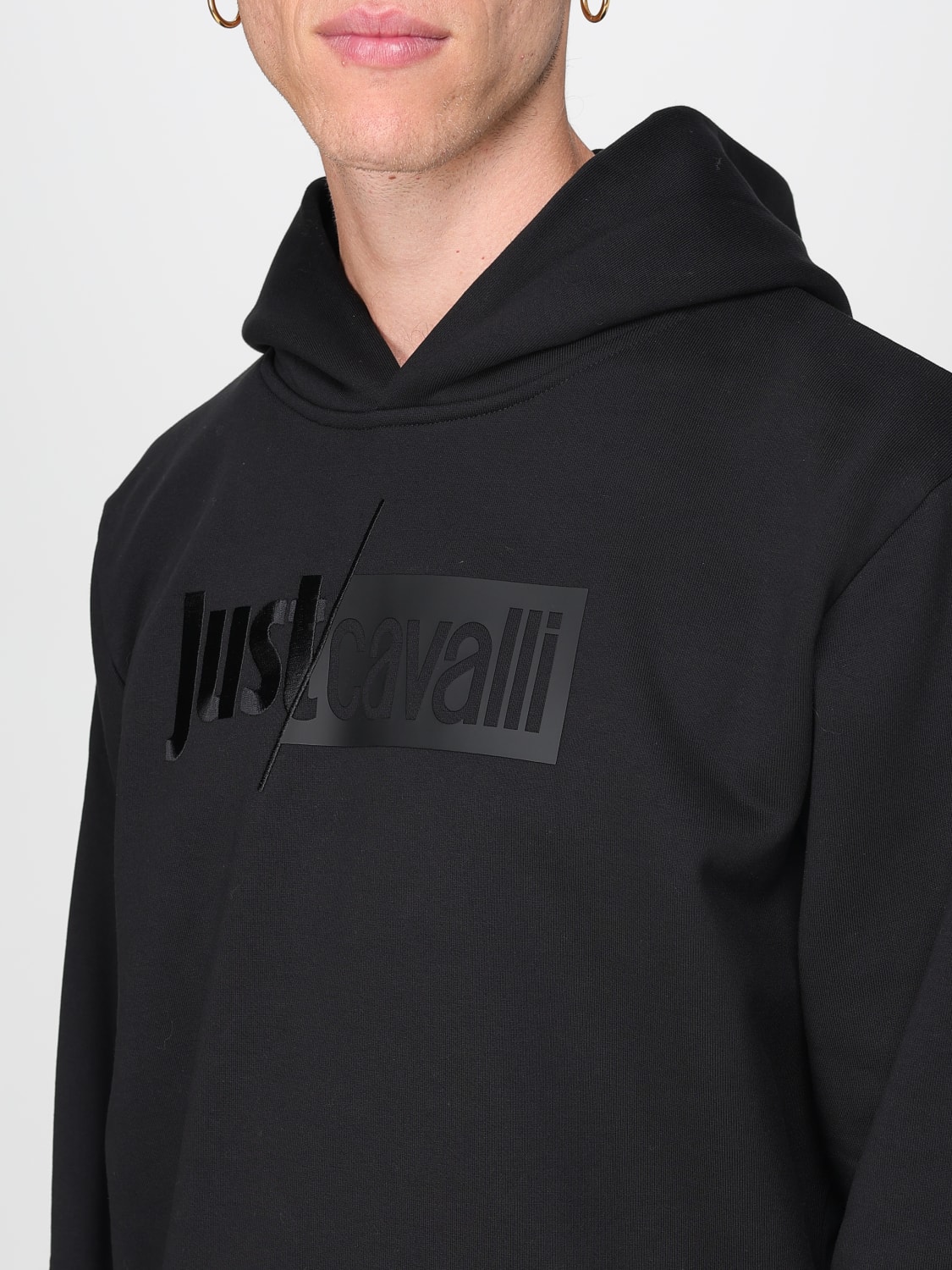 JUST CAVALLI SWEATSHIRT: Sweater men Just Cavalli, Black - Img 3