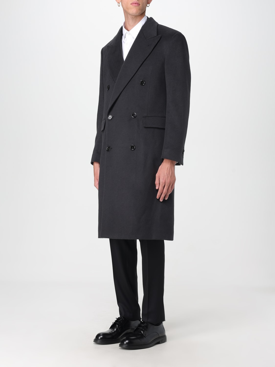 LARDINI コート: コート メンズ Lardini, ブルー - Img 3