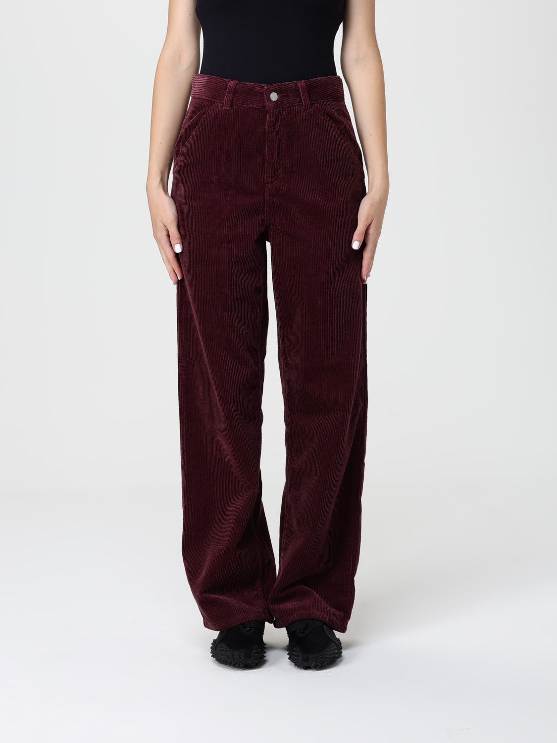 CARHARTT WIP PANTS: Pants woman Carhartt Wip, Red - Img 1