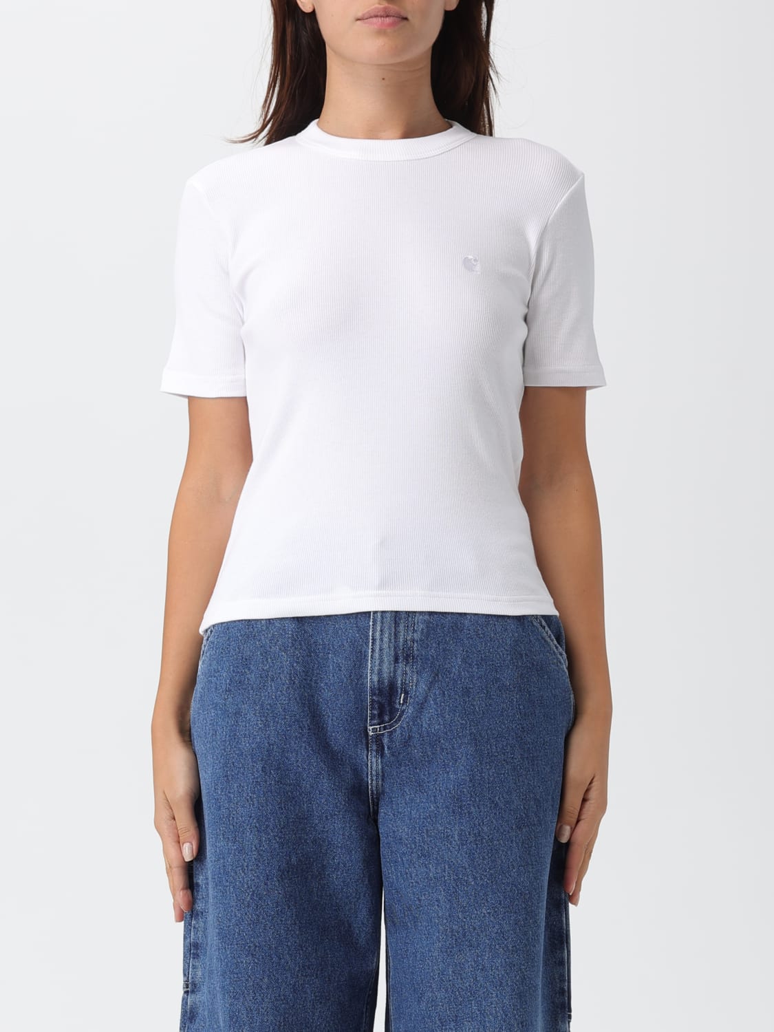 CARHARTT WIP T-SHIRT: T-shirt woman Carhartt Wip, White - Img 1