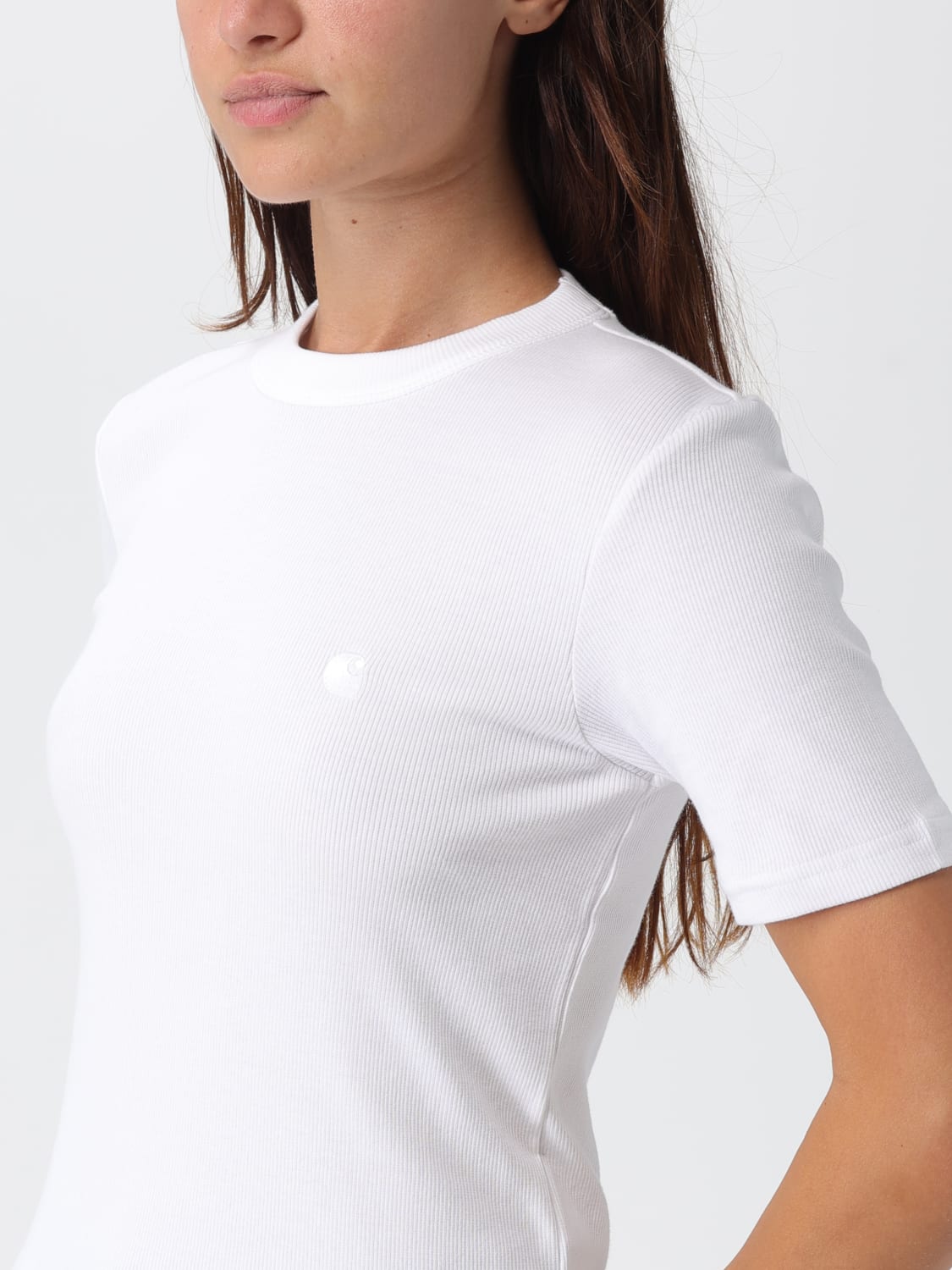 CARHARTT WIP T-SHIRT: T-shirt woman Carhartt Wip, White - Img 3