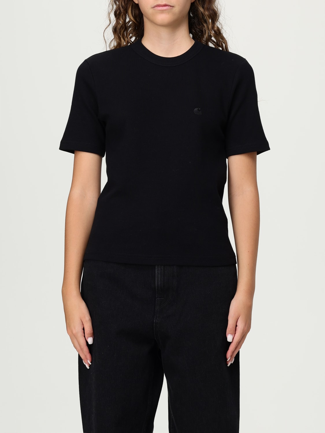 CARHARTT WIP T-SHIRT: T-shirt woman Carhartt Wip, Black - Img 1