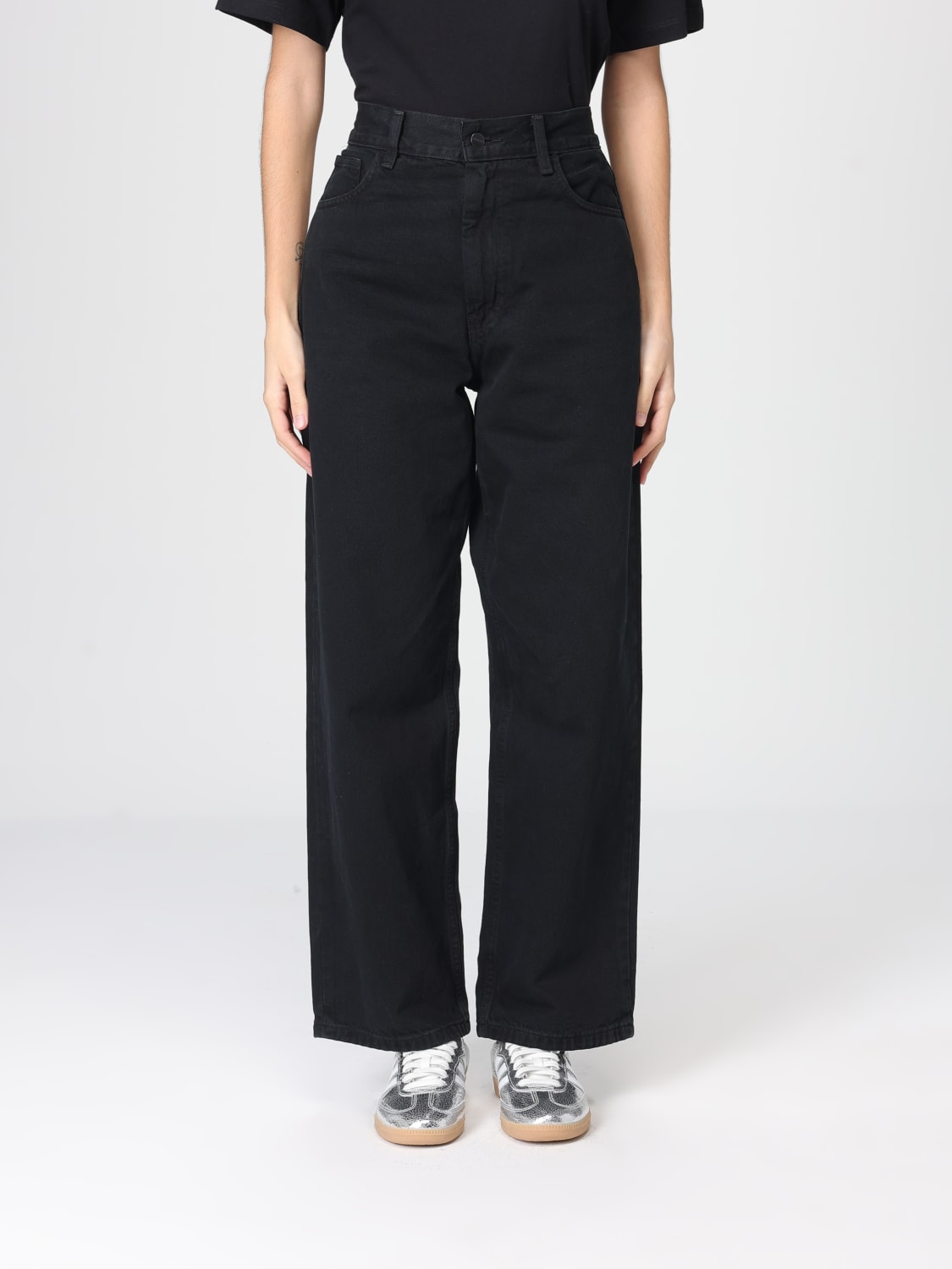 CARHARTT WIP PANTS: Pants woman Carhartt Wip, Blue 1 - Img 1