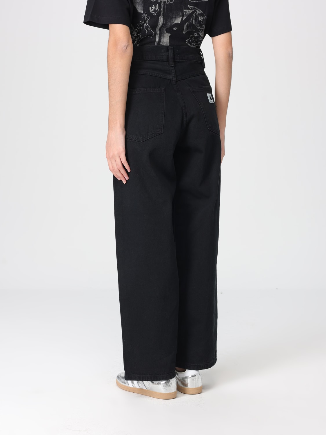 CARHARTT WIP PANTS: Pants woman Carhartt Wip, Blue 1 - Img 2