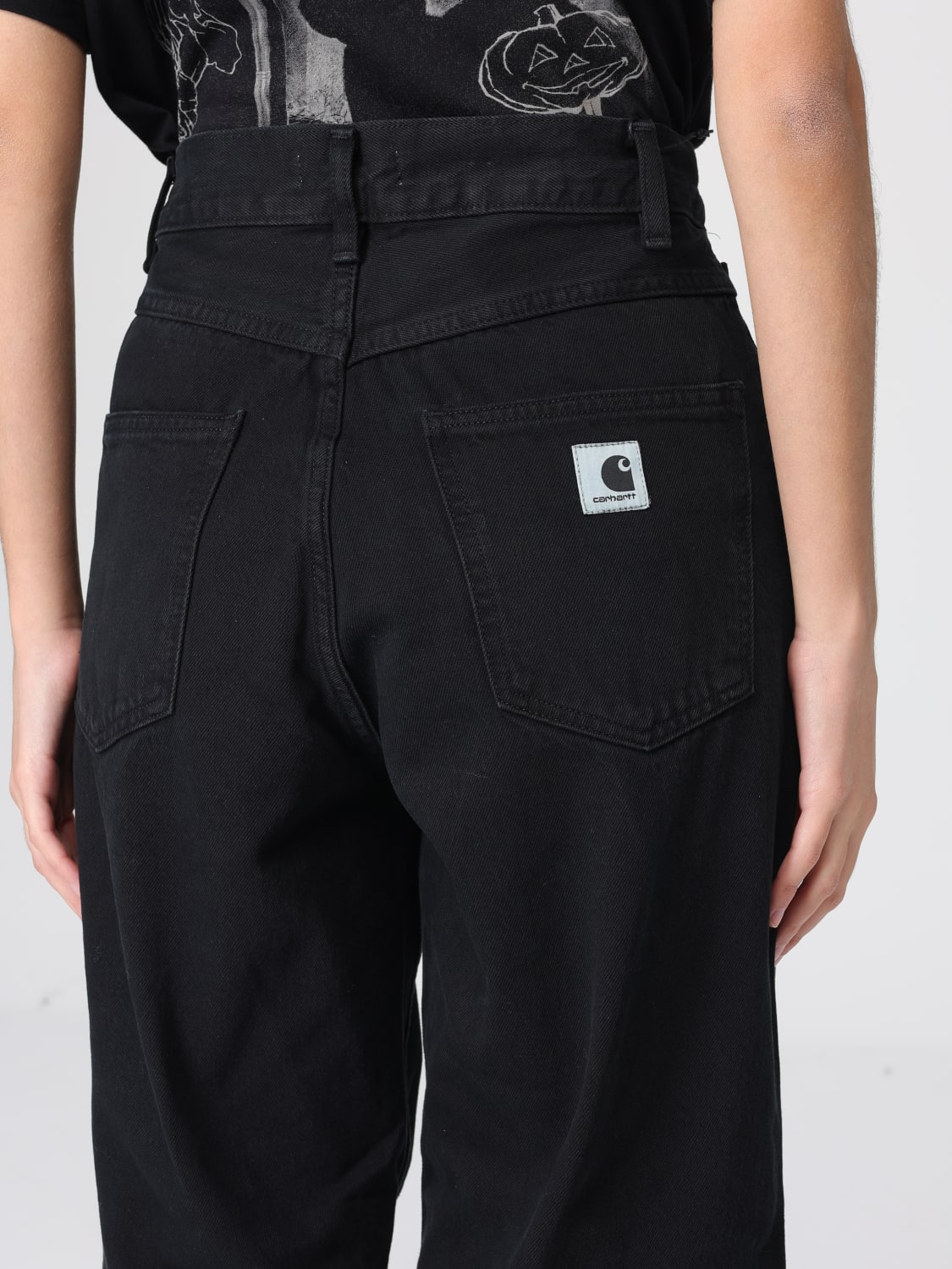 CARHARTT WIP PANTS: Pants woman Carhartt Wip, Blue 1 - Img 3