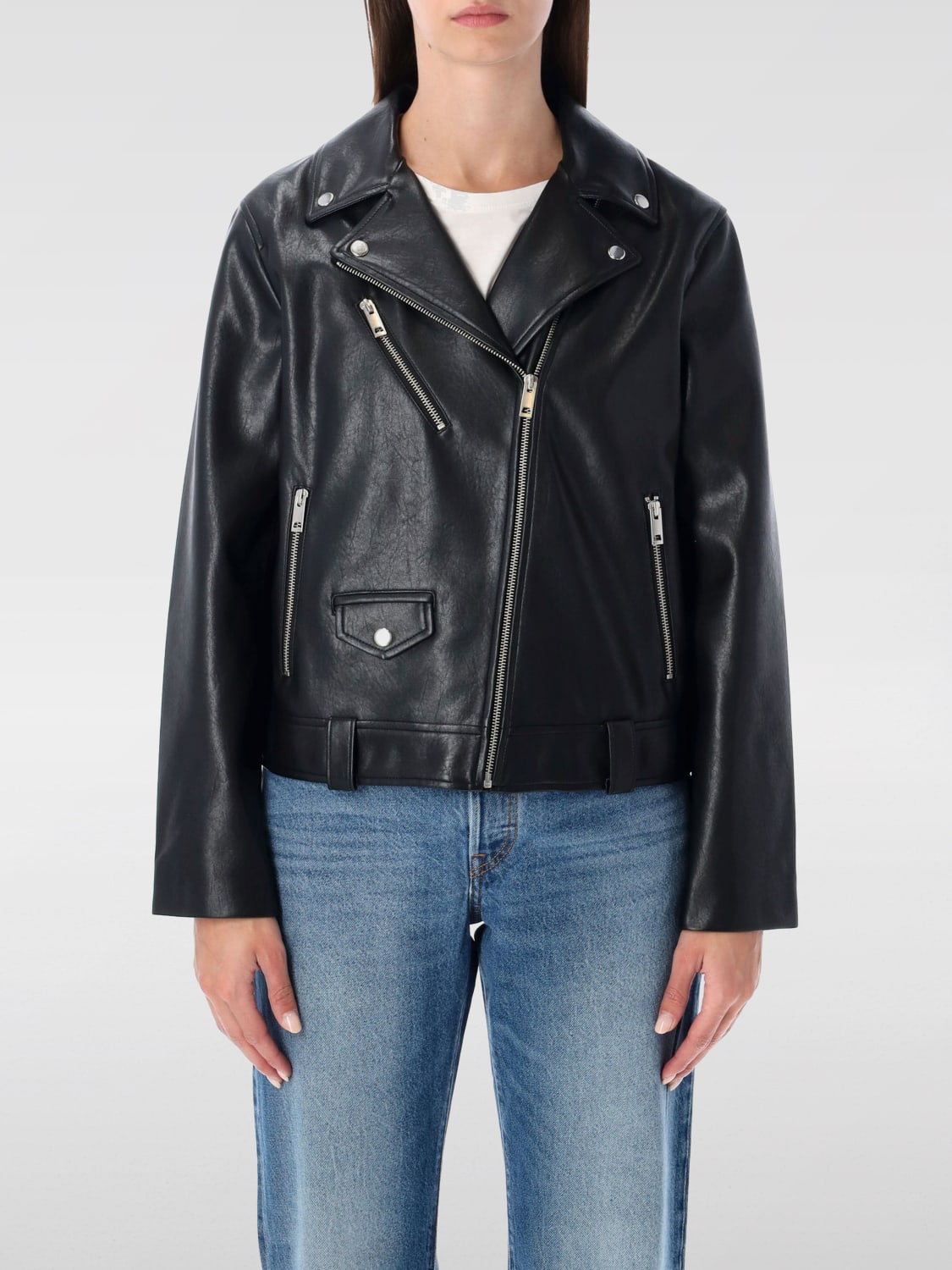 LEVI'S JACKE: Mantel damen Levi's, Schwarz - Img 1