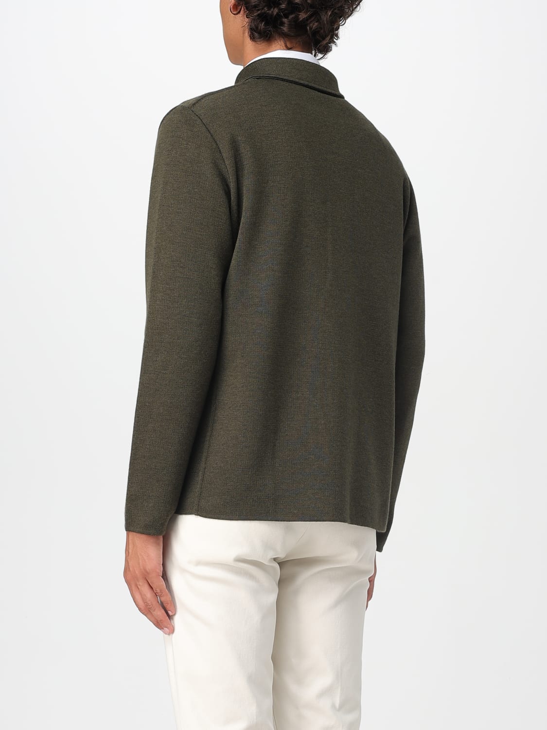 LARDINI JACKET: Blazer men Lardini, Green - Img 2