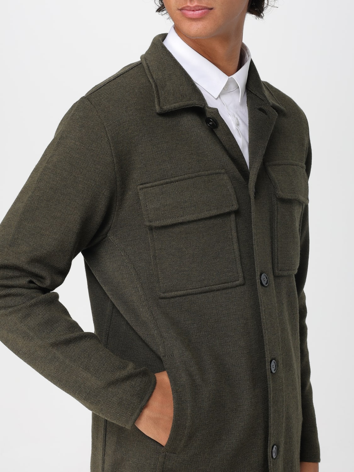LARDINI JACKET: Blazer men Lardini, Green - Img 4
