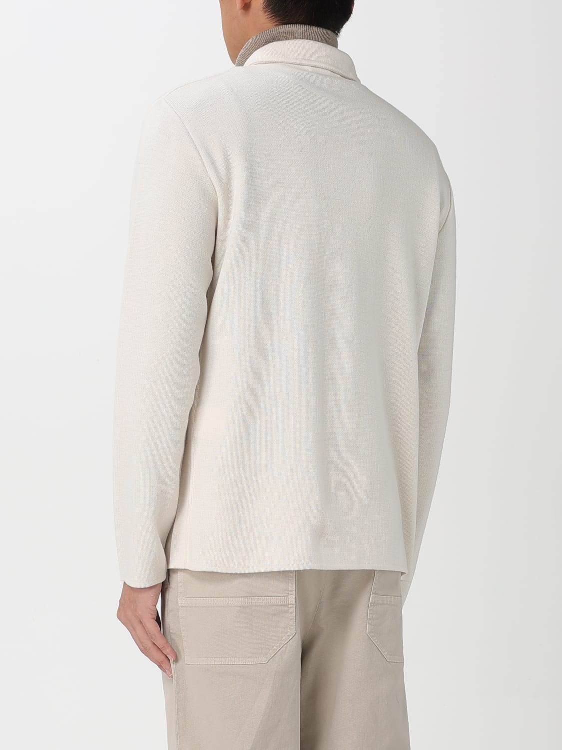 LARDINI JACKET: Blazer men Lardini, Ivory - Img 2