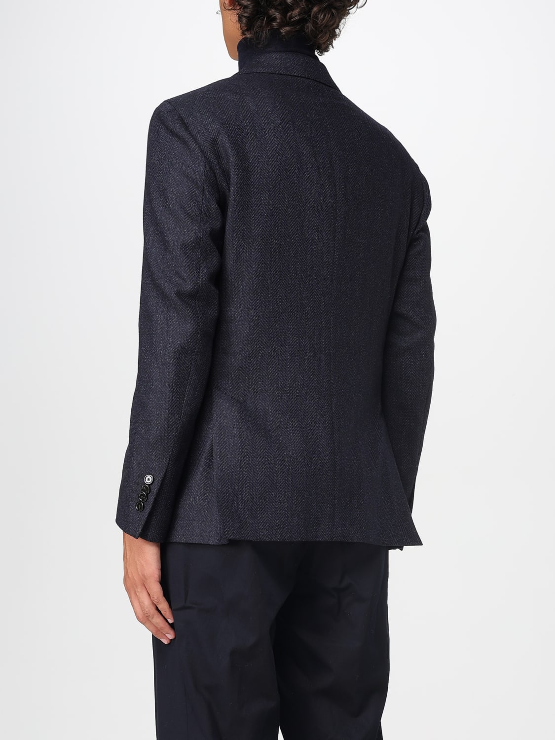 LARDINI JACKET: Blazer men Lardini, Blue - Img 2