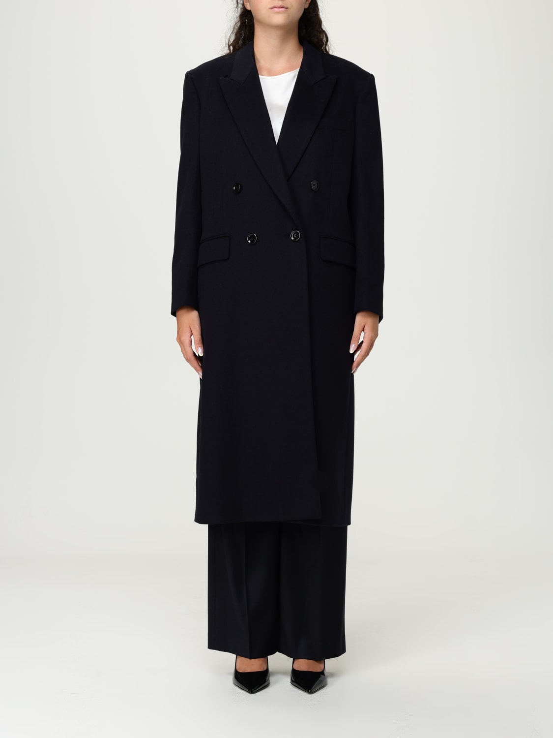 LARDINI COAT: Coat woman Lardini, Black - Img 1