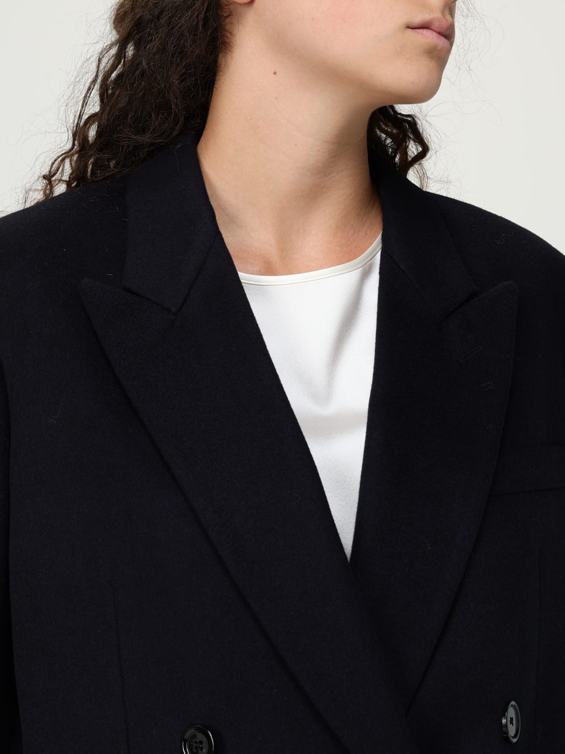 LARDINI COAT: Coat woman Lardini, Black - Img 5