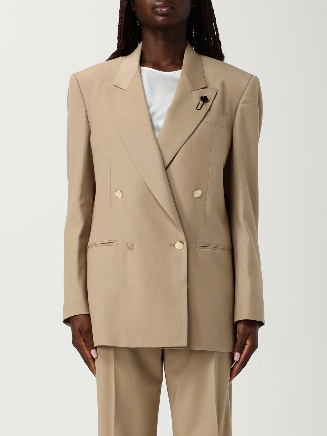 LARDINI JACKET: Jacket woman Lardini, Beige - Img 1