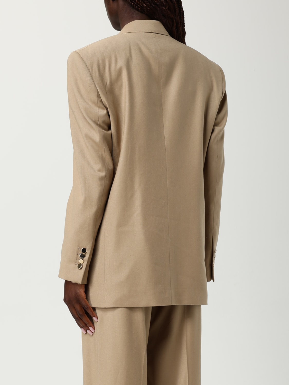 LARDINI JACKET: Jacket woman Lardini, Beige - Img 3