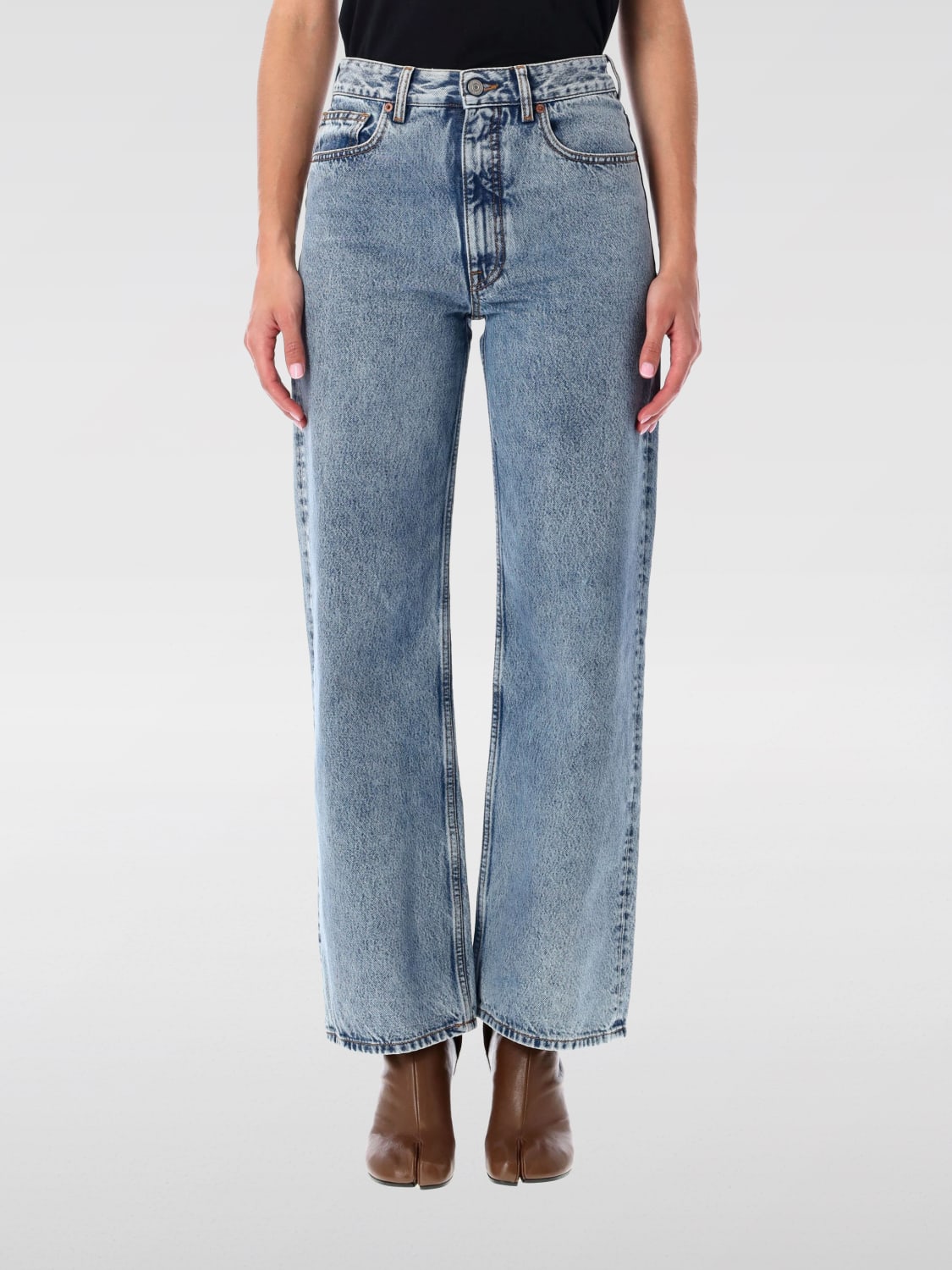 MM6 MAISON MARGIELA JEANS: Jeans woman Mm6 Maison Margiela, Blue - Img 1