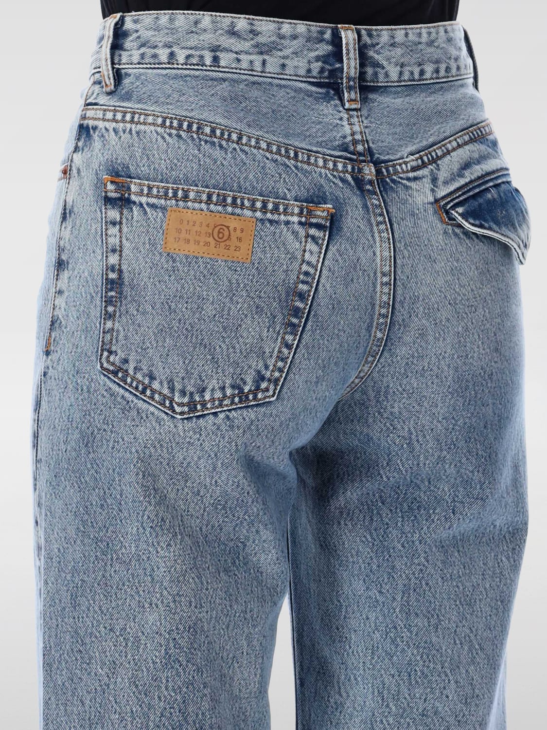 MM6 MAISON MARGIELA JEANS: Jeans woman Mm6 Maison Margiela, Blue - Img 3