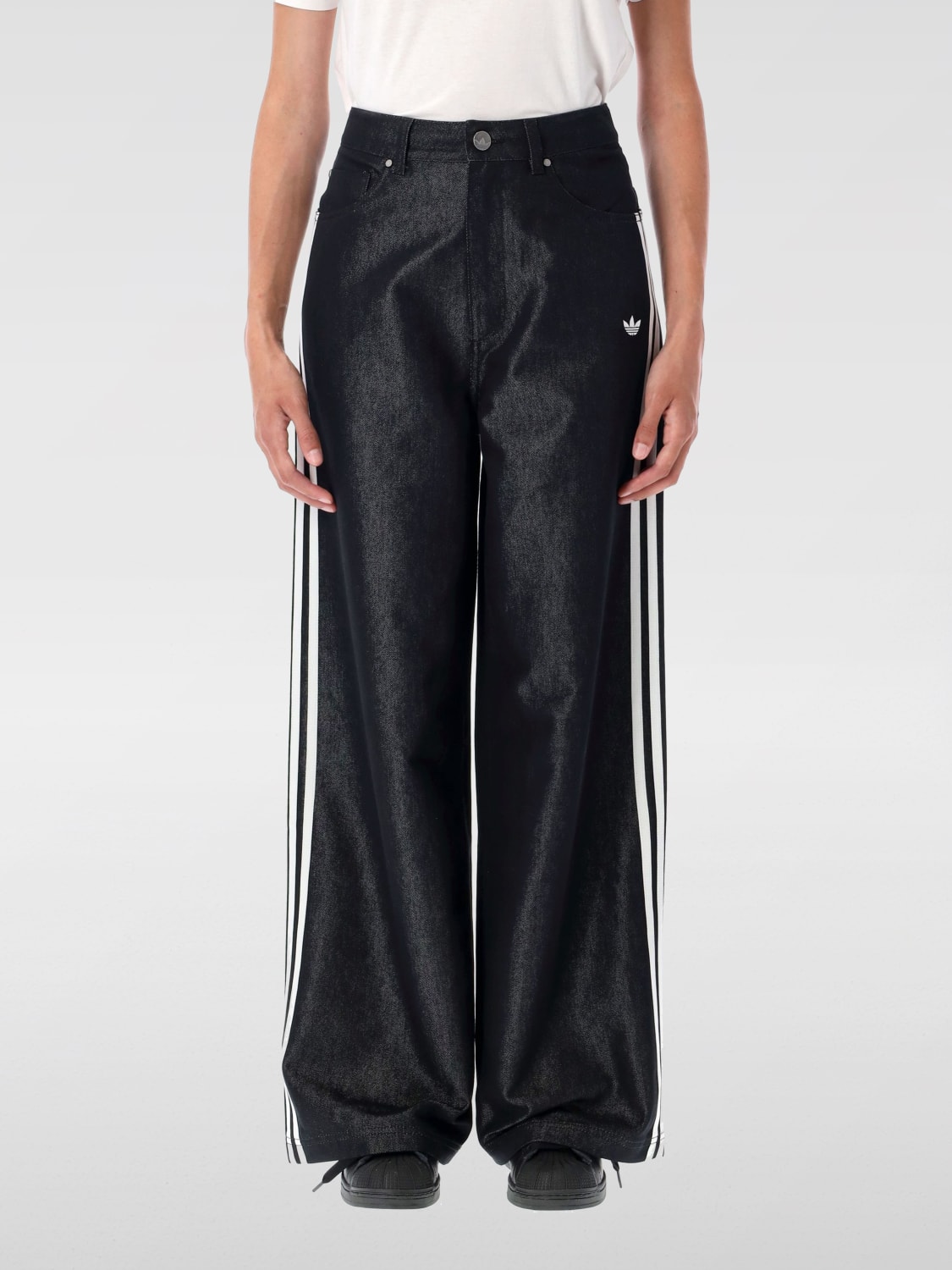 ADIDAS ORIGINALS JEANS: Jeans woman Adidas Originals, Black - Img 1