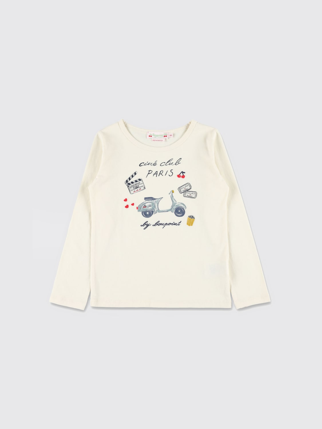 BONPOINT T-SHIRT: T-shirt kids Bonpoint, White - Img 1