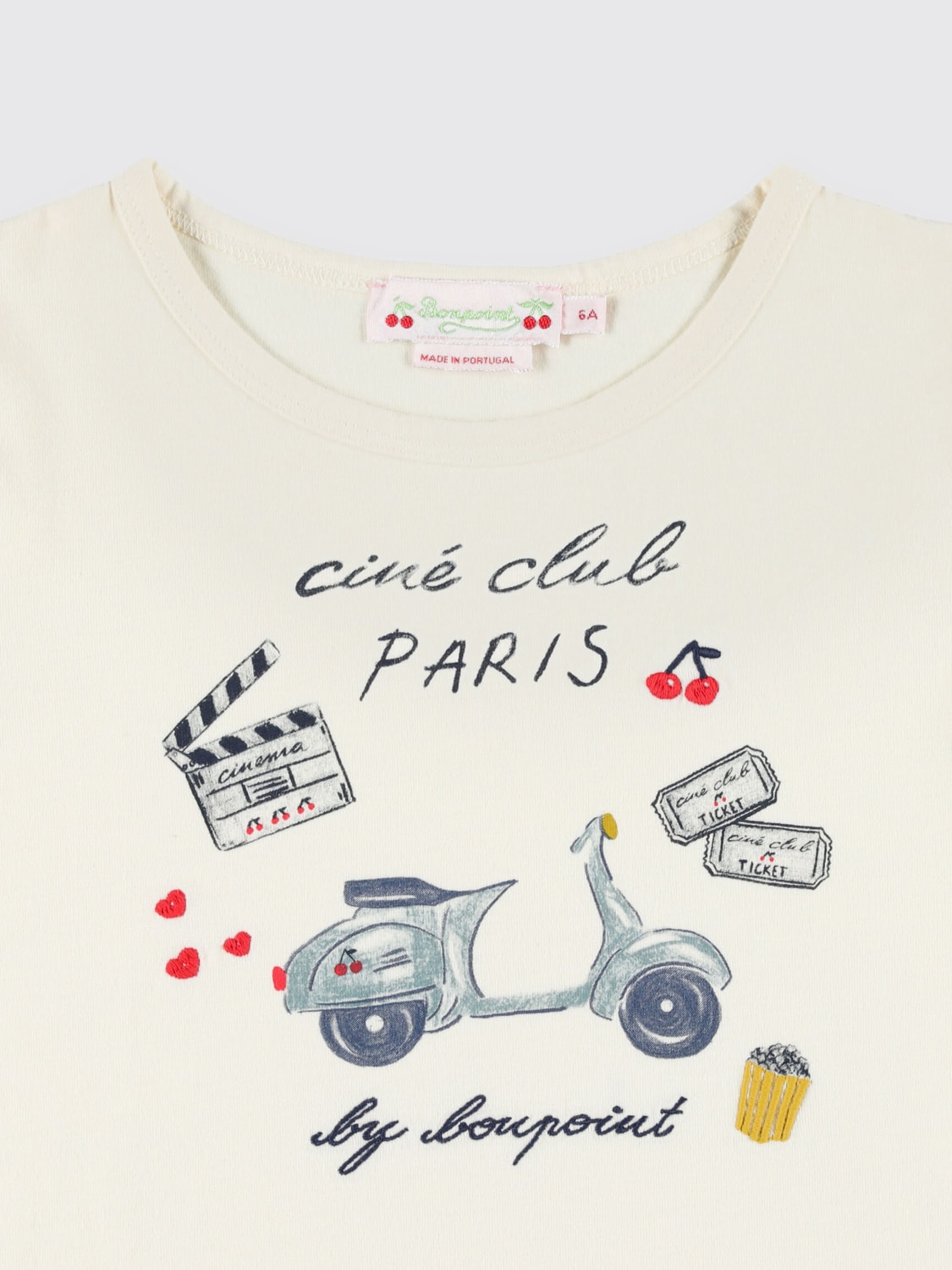 BONPOINT T-SHIRT: T-shirt kids Bonpoint, White - Img 3