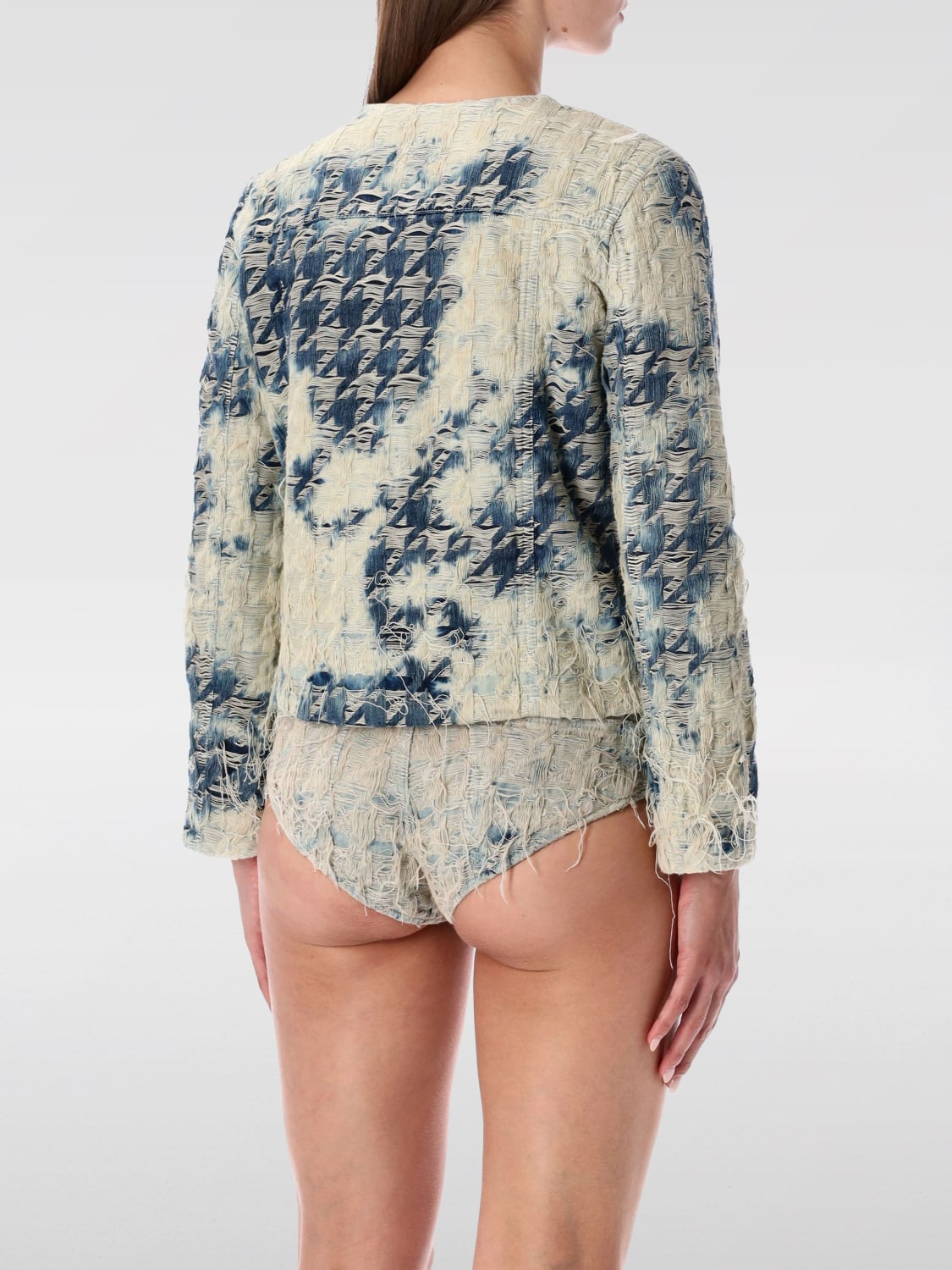 DIESEL JACKET: Jacket woman Diesel, Blue - Img 2