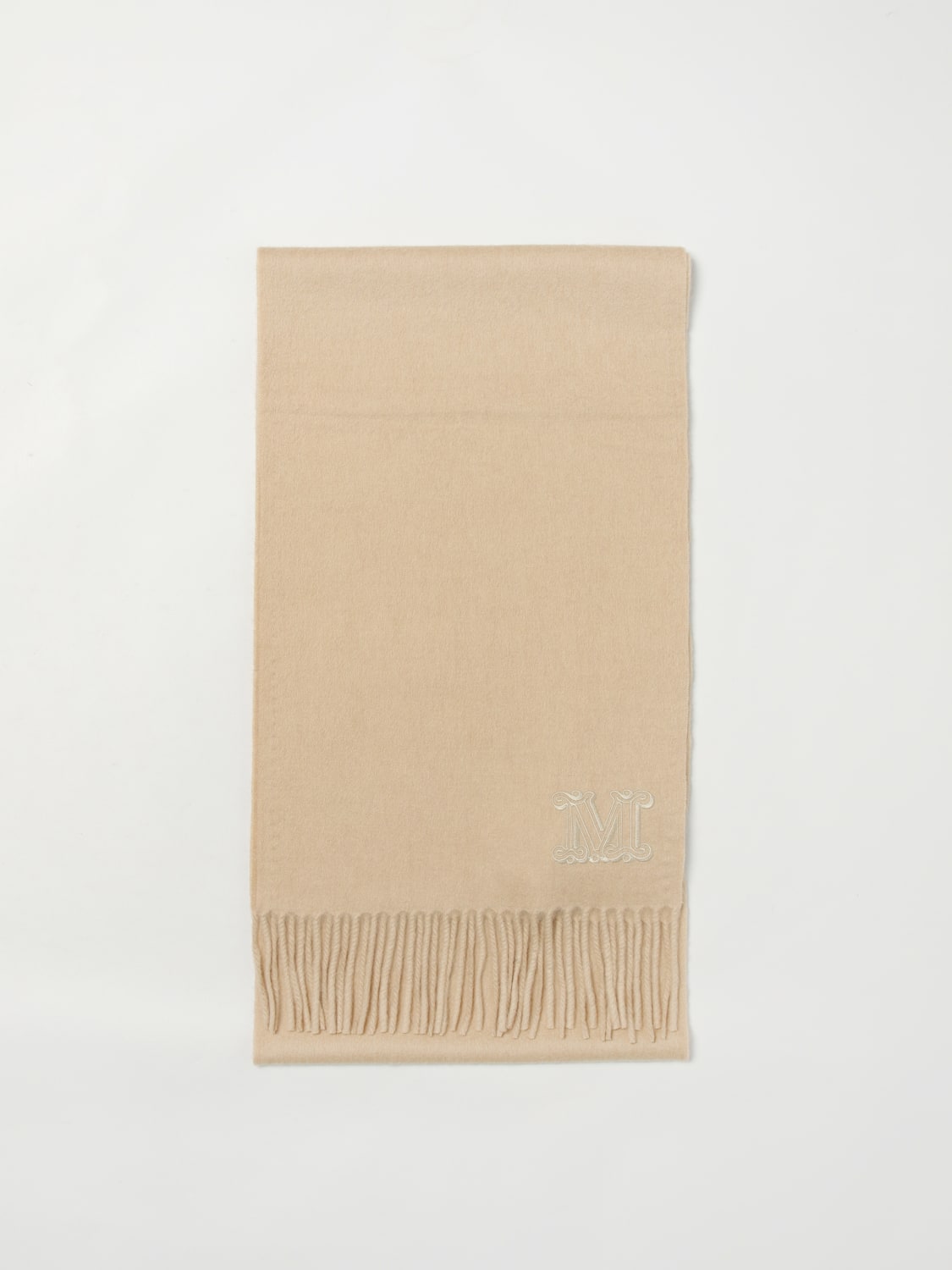 MAX MARA SCIARPA: Sciarpa in lana di cammello Max Mara, Beige - Img 1