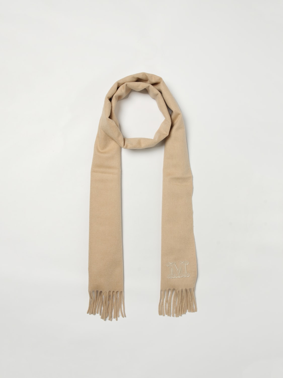 MAX MARA SCIARPA: Sciarpa in lana di cammello Max Mara, Beige - Img 5