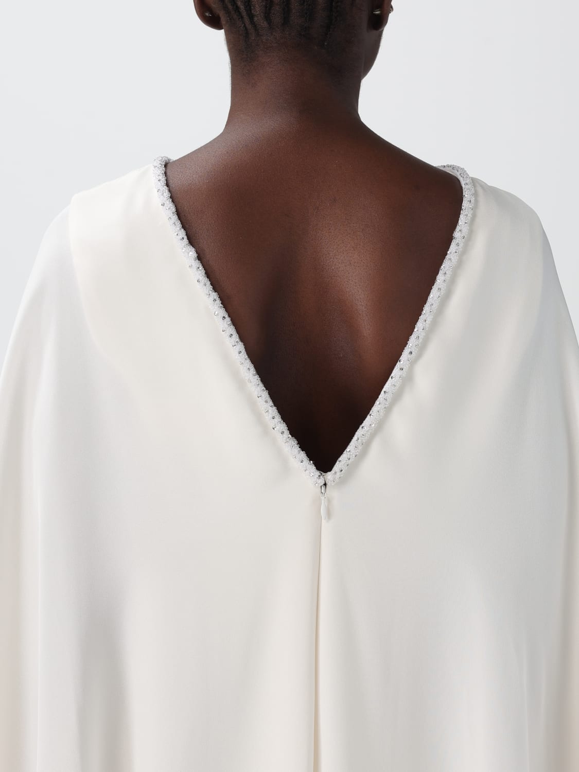 MAX MARA ROBE: Robes femme Max Mara, Blanc - Img 4
