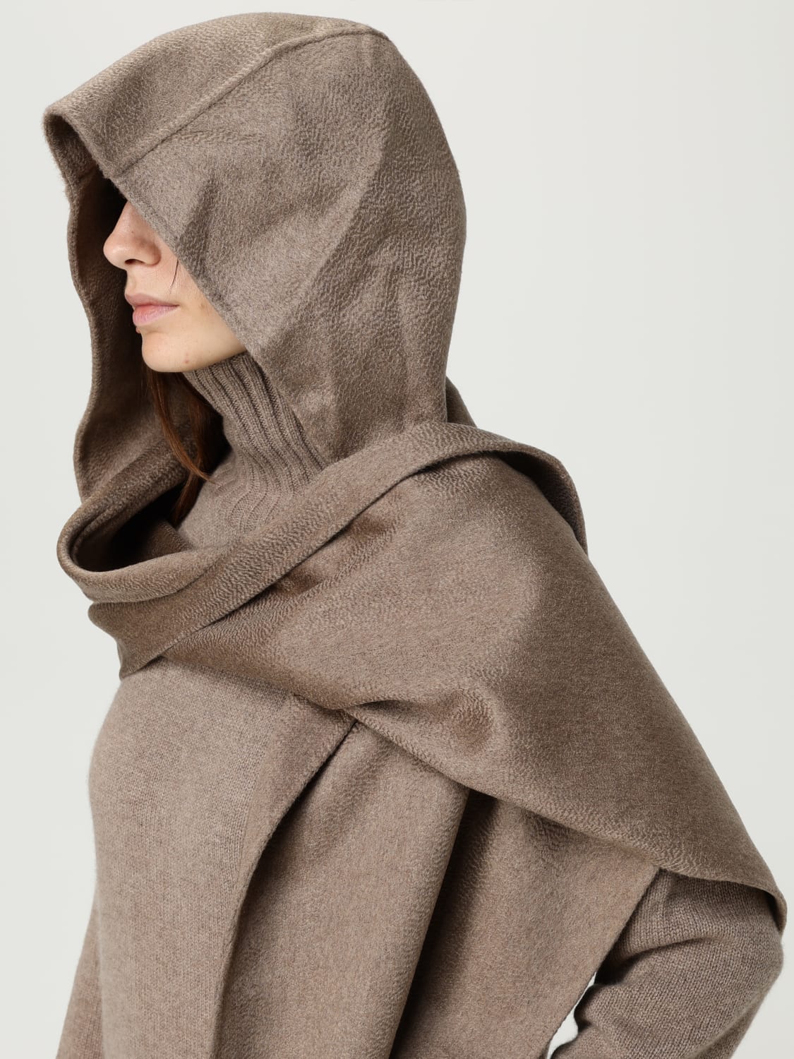 MAX MARA SCIARPA: Sciarpa Max Mara in lana , Beige - Img 2