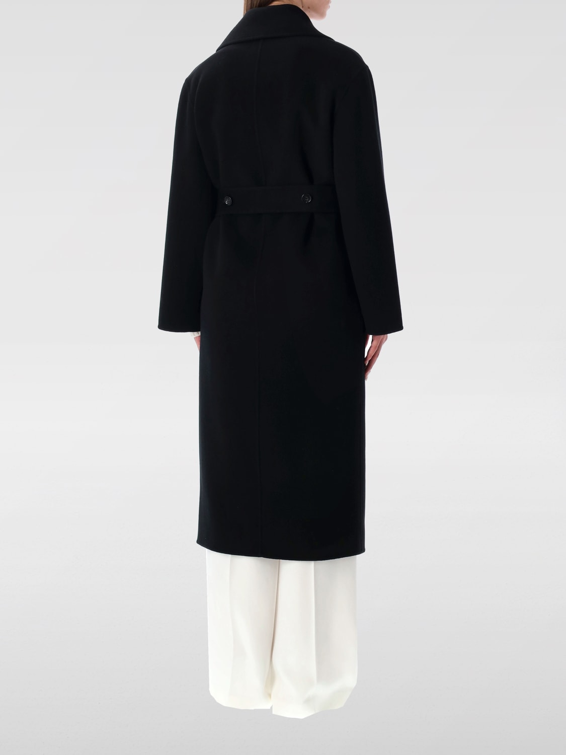 ALBERTA FERRETTI ABRIGO: Abrigo mujer Alberta Ferretti, Negro - Img 2