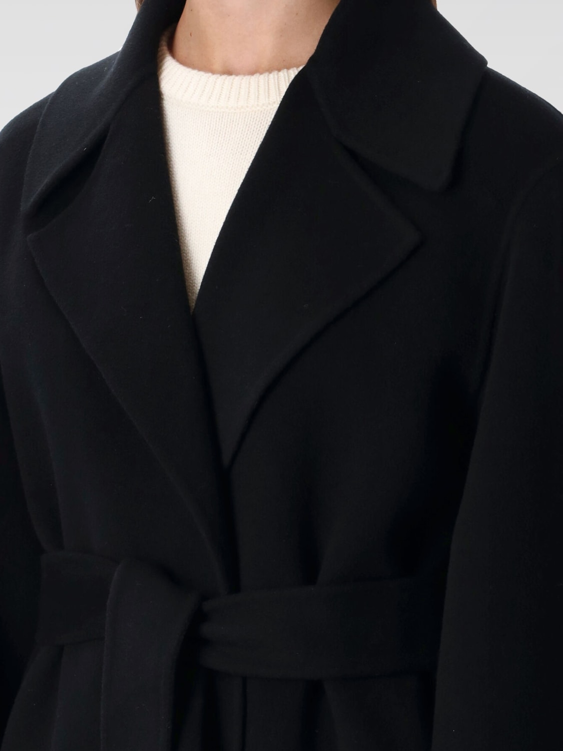 ALBERTA FERRETTI ABRIGO: Abrigo mujer Alberta Ferretti, Negro - Img 3