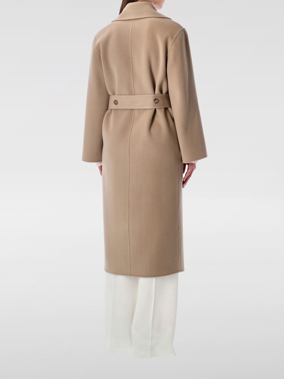 ALBERTA FERRETTI COAT: Coat woman Alberta Ferretti, Beige - Img 2