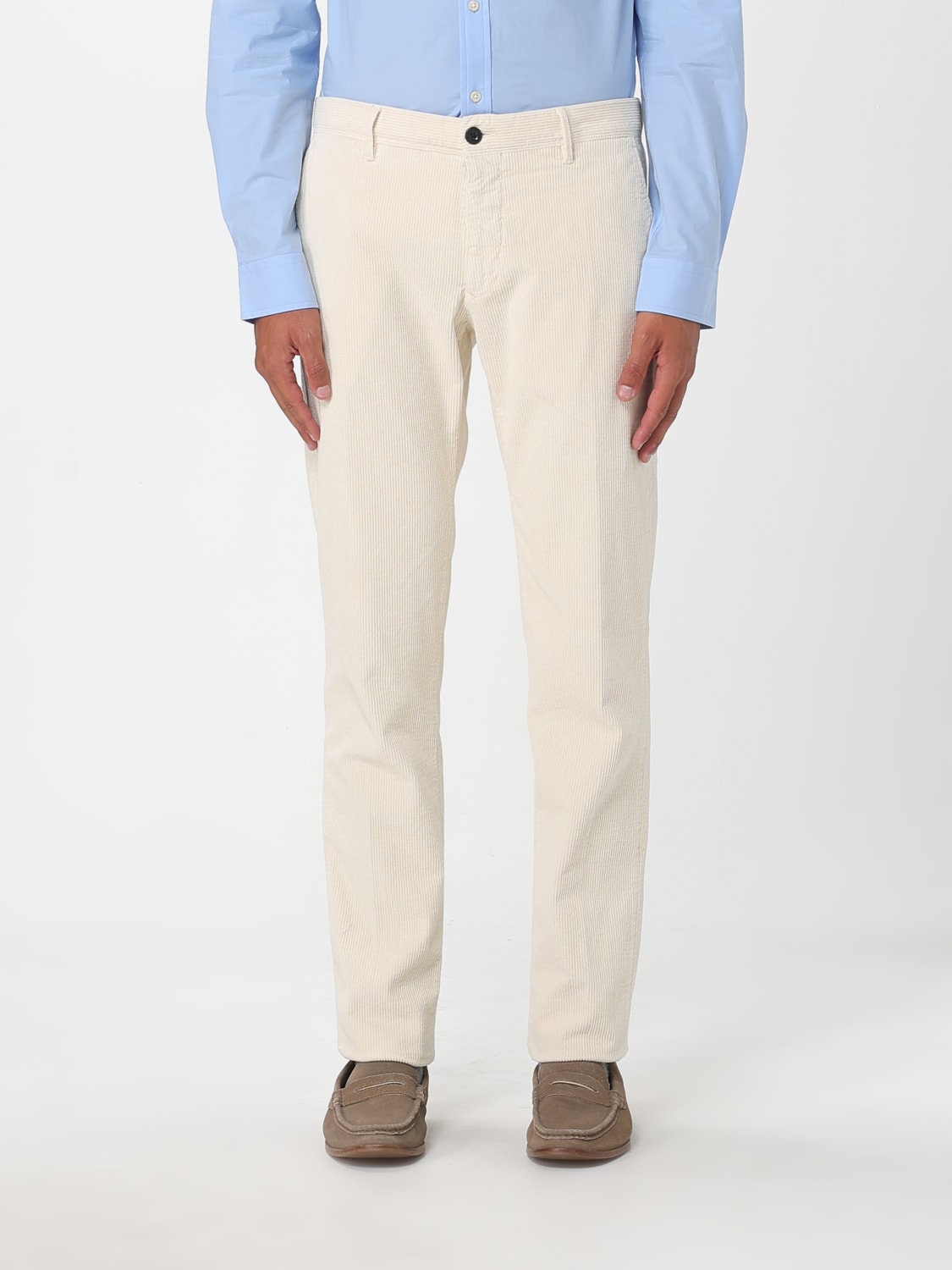 INCOTEX HOSE: Hose herren Incotex, Cream - Img 1