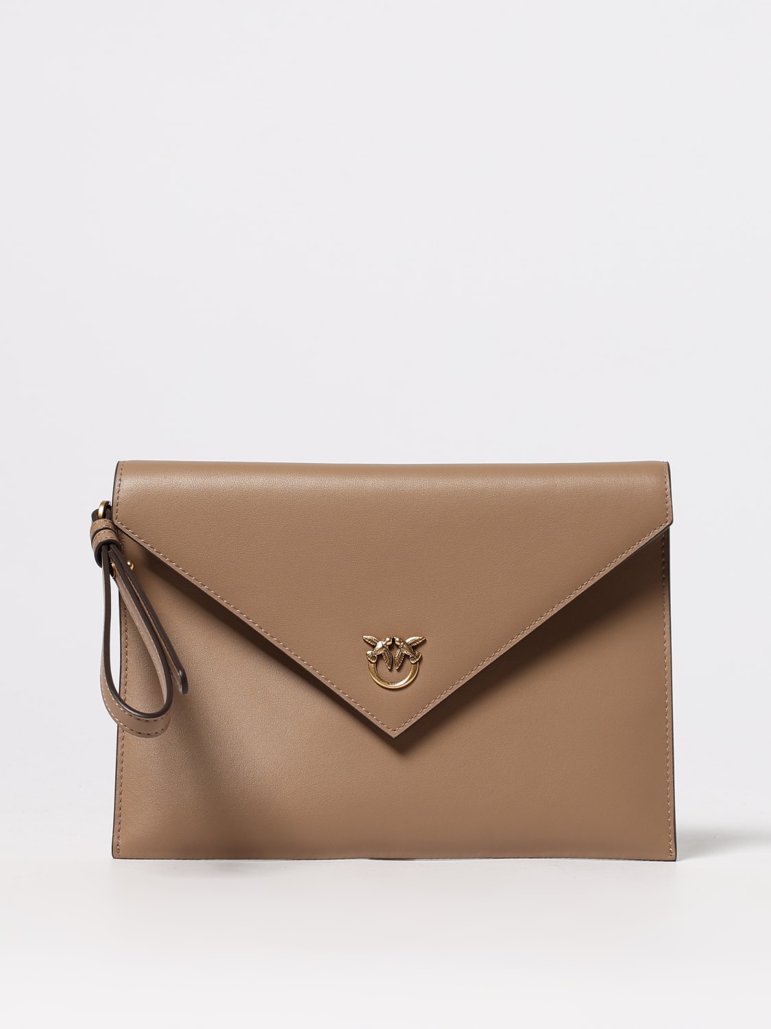 PINKO CLUTCH: Shoulder bag woman Pinko, Beige - Img 1