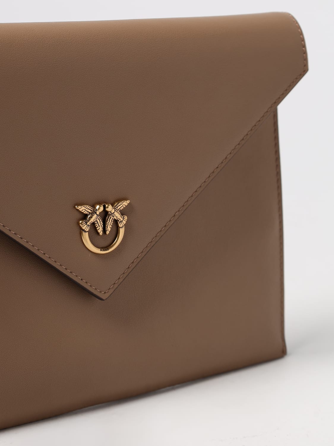 PINKO CLUTCH: Shoulder bag woman Pinko, Beige - Img 3