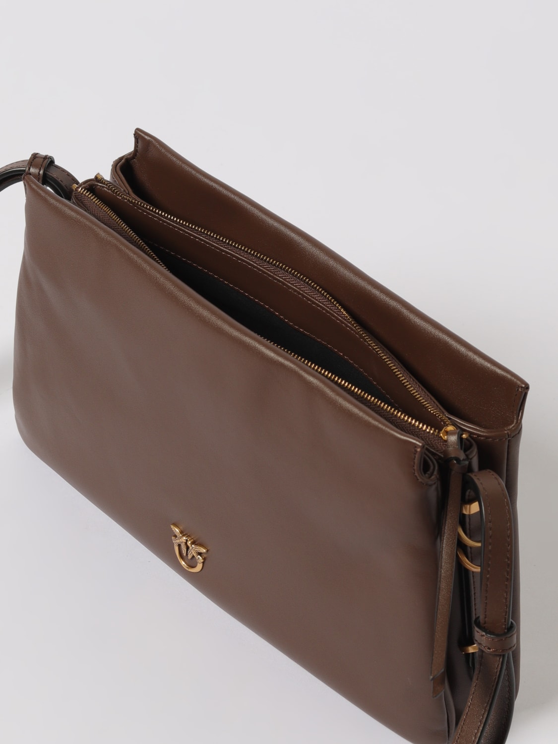 PINKO CROSSBODY BAG: Shoulder bag woman Pinko, Brown - Img 3