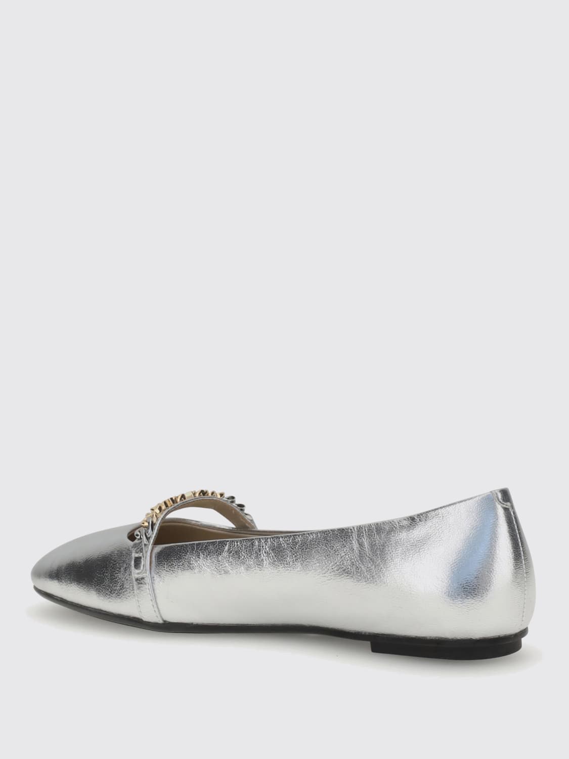 PINKO BALLET FLAT: Ballet flats woman Pinko, Silver - Img 3