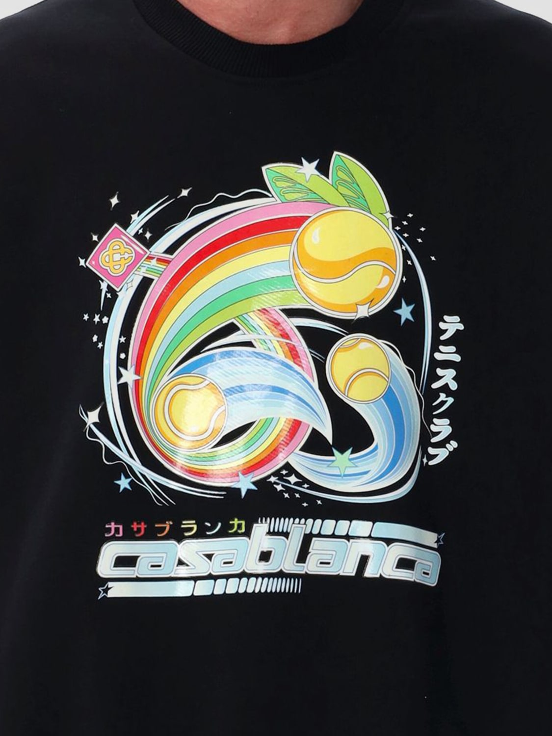 CASABLANCA SWEATSHIRT: Sweatshirt men Casablanca, Black - Img 3