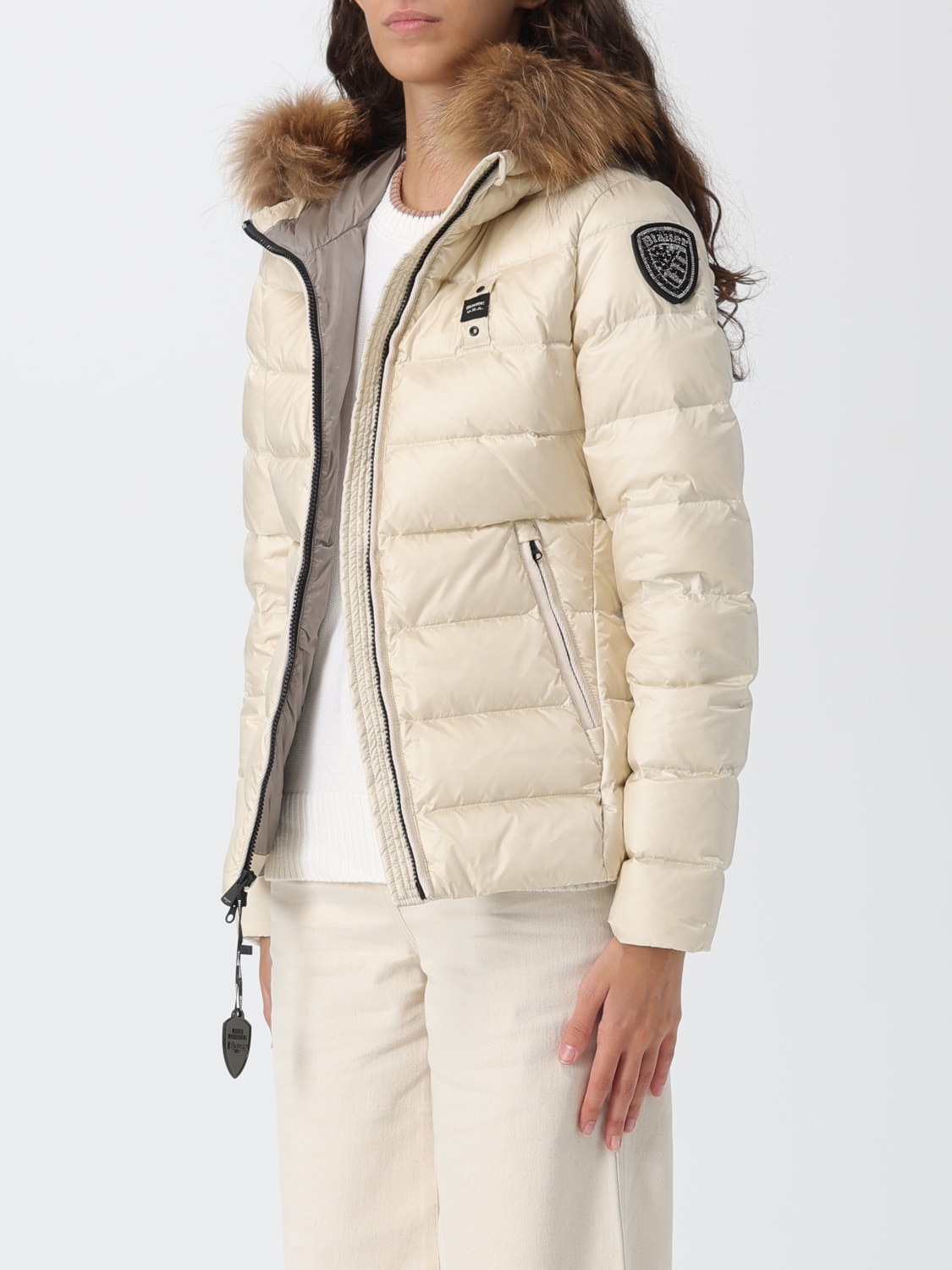 BLAUER CHAQUETA: Chaqueta mujer Blauer, Gris - Img 3