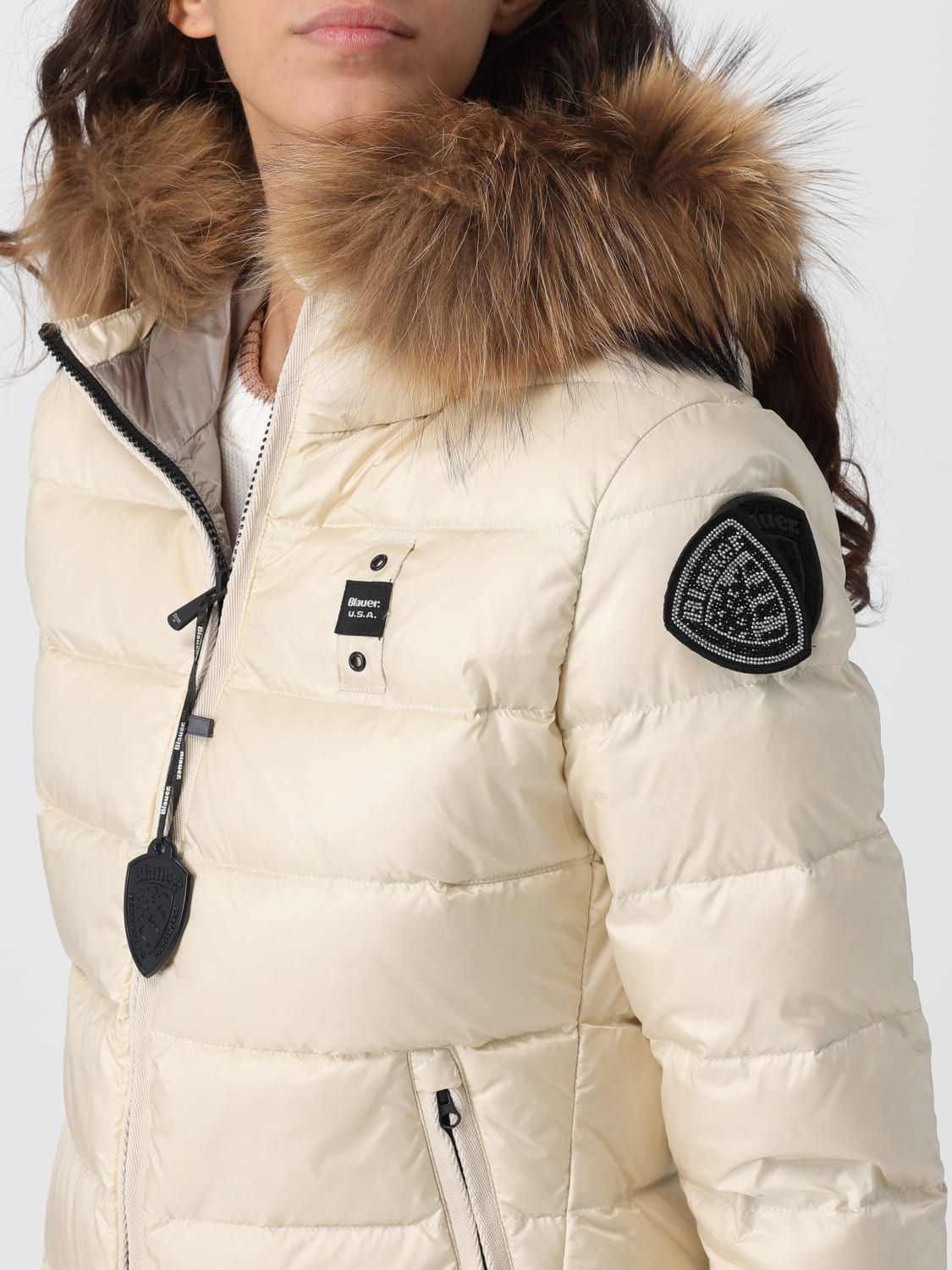 BLAUER CHAQUETA: Chaqueta mujer Blauer, Gris - Img 4