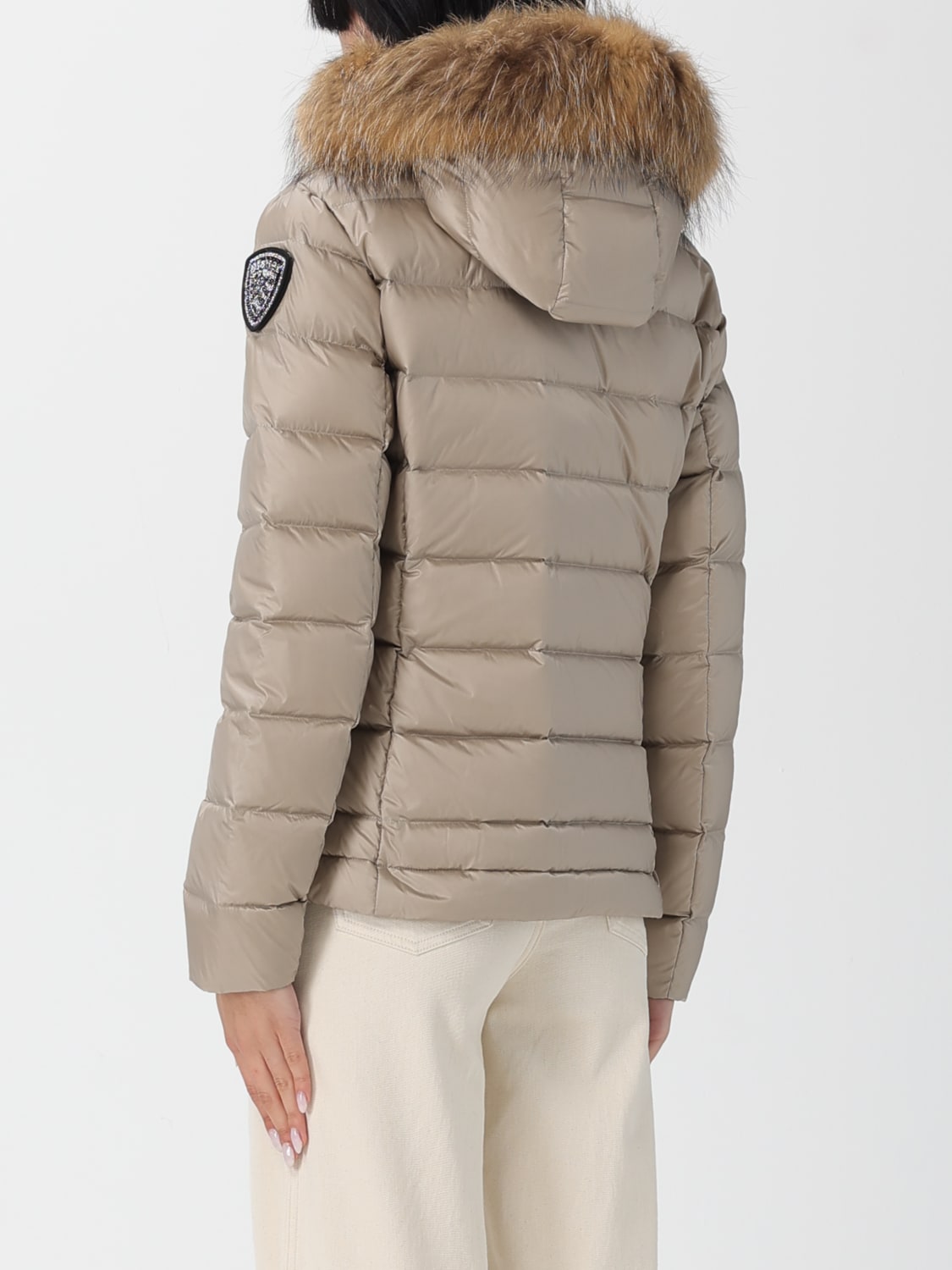 BLAUER 外套: 外套 女士 Blauer, 米色 - Img 2